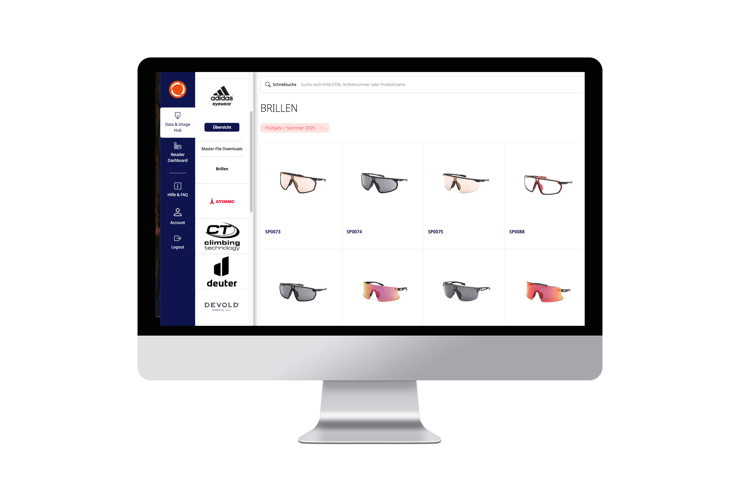 Adidas Eyewear im OUTTRA DATA AND IMGAE HUB